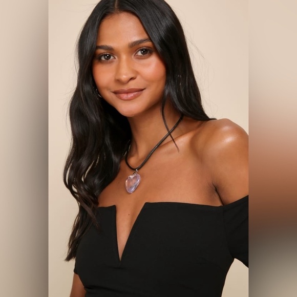 Lulu's Like New Black Off-Shoulder Mini Dress - Picture 4 of 10